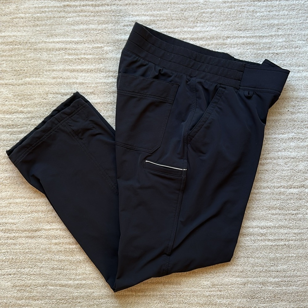 Duluth Trading Co Black Hills Water-Repellent Pants #34713 Black Size 14 x 31”